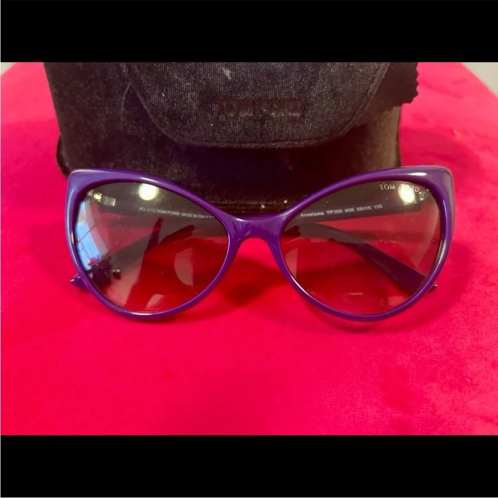 Tom Ford Purple Sunglasses Anastasia